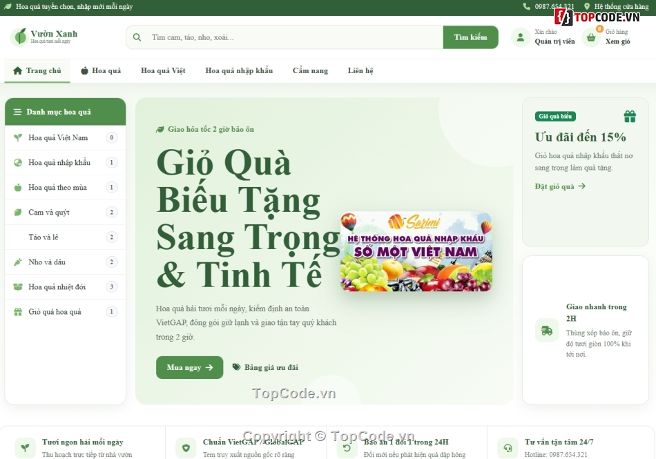 website,bán hoa,hệ thống